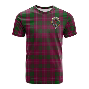 Crawford Tartan T-Shirt with Family Crest