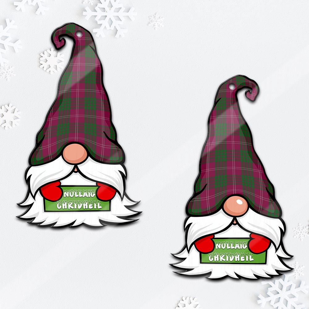 Crawford Gnome Christmas Ornament with His Tartan Christmas Hat - Tartan Vibes Clothing