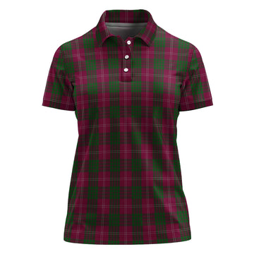 Crawford Tartan Polo Shirt For Women