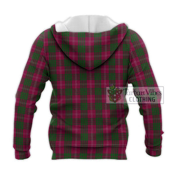 Crawford Tartan Knitted Hoodie with Family Crest DNA In Me Style - Tartanvibesclothing Shop