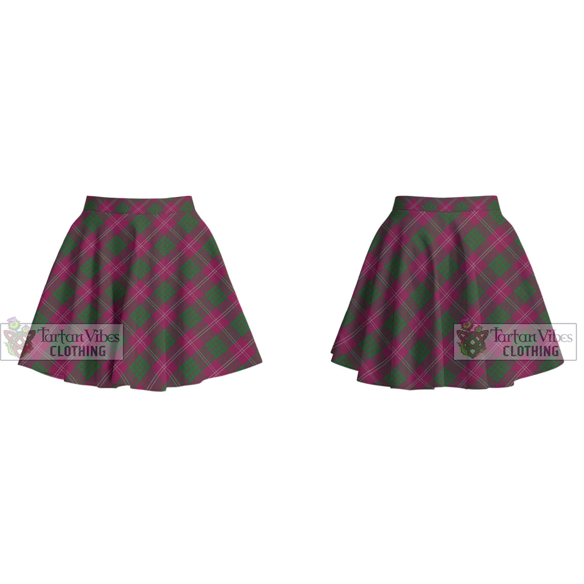 Tartan Vibes Clothing Crawford Tartan Women's Plated Mini Skirt