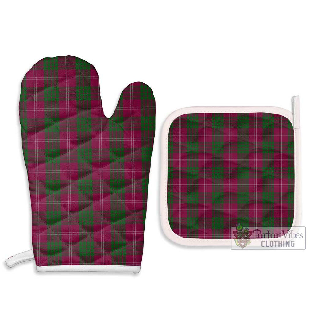 Crawford Tartan Combo Oven Mitt & Pot-Holder Combo 1 Oven Mitt & 2 Pot-Holder White - Tartan Vibes Clothing
