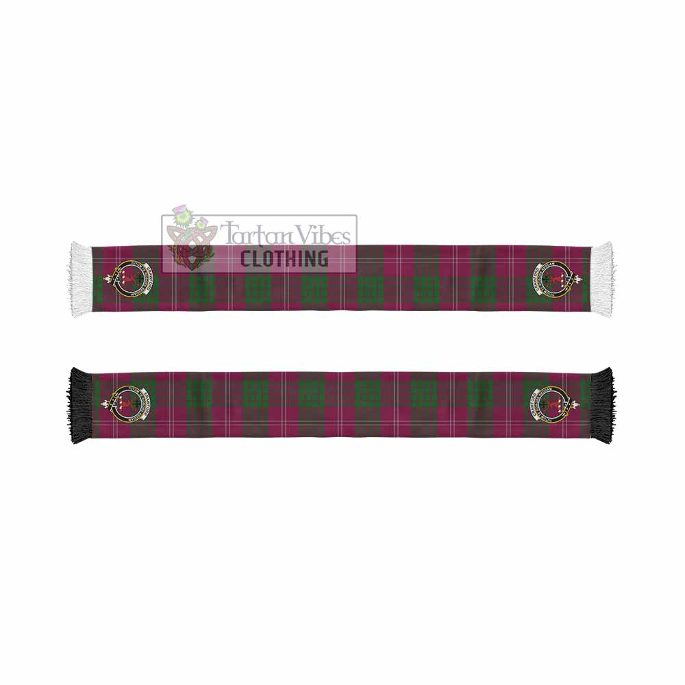 Tartan Vibes Clothing Crawford Tartan Ruffneck Scarf with Family Crest