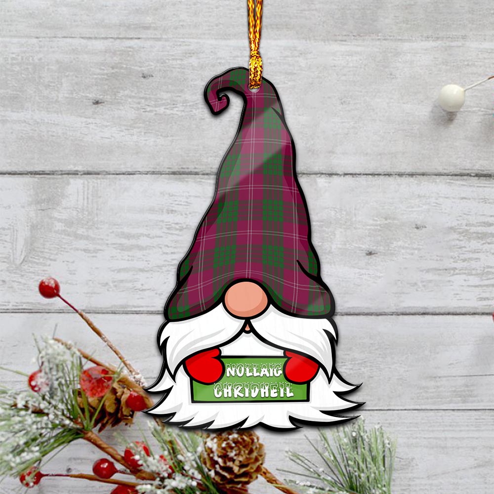 Crawford Gnome Christmas Ornament with His Tartan Christmas Hat - Tartan Vibes Clothing
