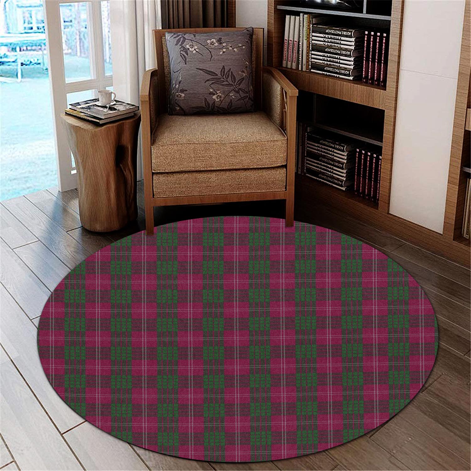 Crawford Tartan Round Rug - Tartanvibesclothing