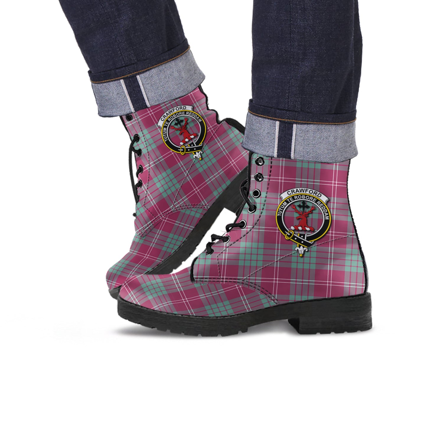 crawford-ancient-tartan-leather-boots-with-family-crest