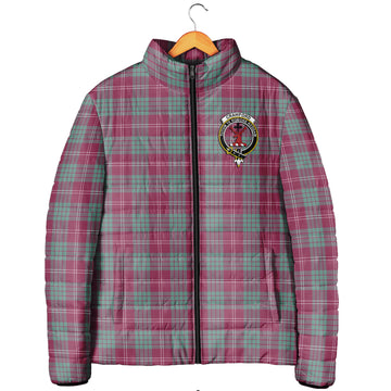 Crawford Ancient Tartan Padded Jacket with Family Crest