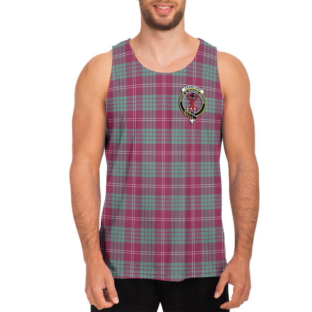 crawford-ancient-tartan-mens-tank-top-with-family-crest
