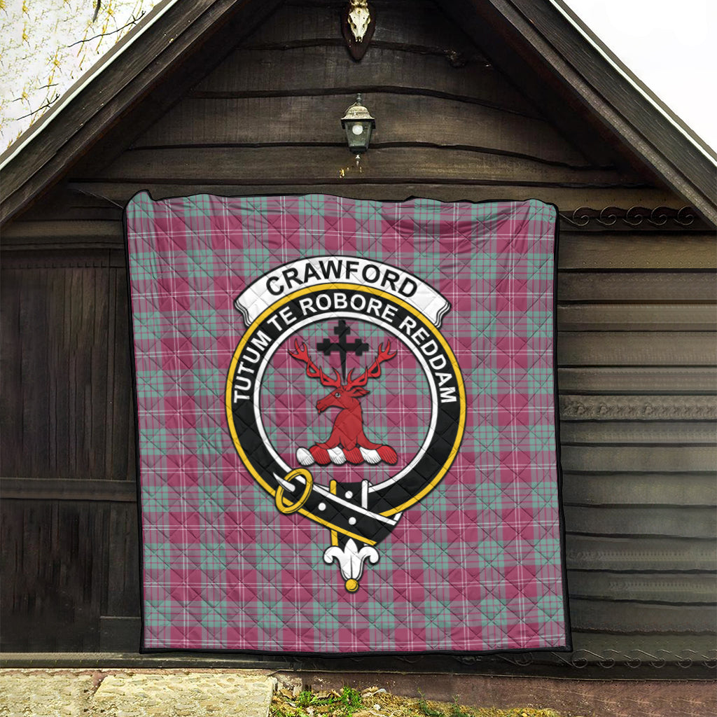 crawford-ancient-tartan-quilt-with-family-crest