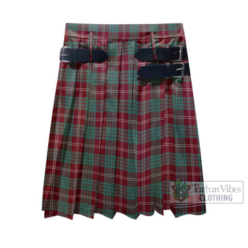 Crawford Modern Tartan Men's Pleated Skirt - Fashion Casual Retro Scottish Kilt Style