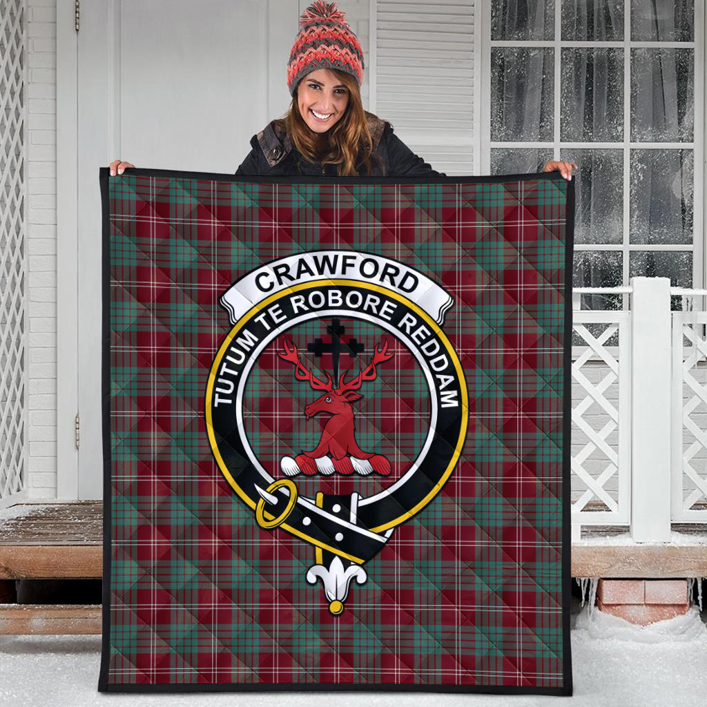 crawford-modern-tartan-quilt-with-family-crest
