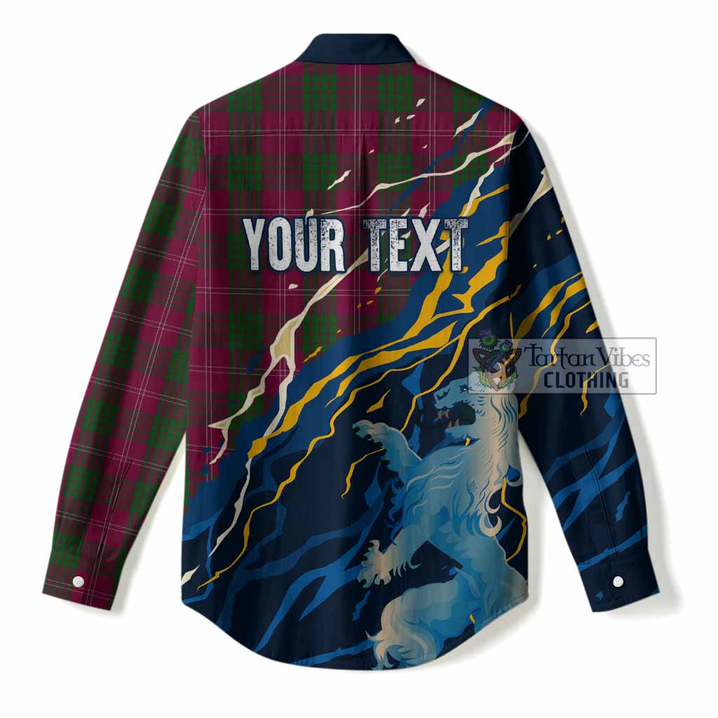 Crawford Scotland Tartan Women Casual Shirt WC2026 Football - We'll Be Coming