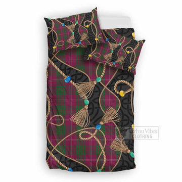 Crawford Scottish Tartan Twisted Ropes Stylized Bedding Set UK Bedding Set UK Double 79*79 inch - Tartan Vibes Clothing
