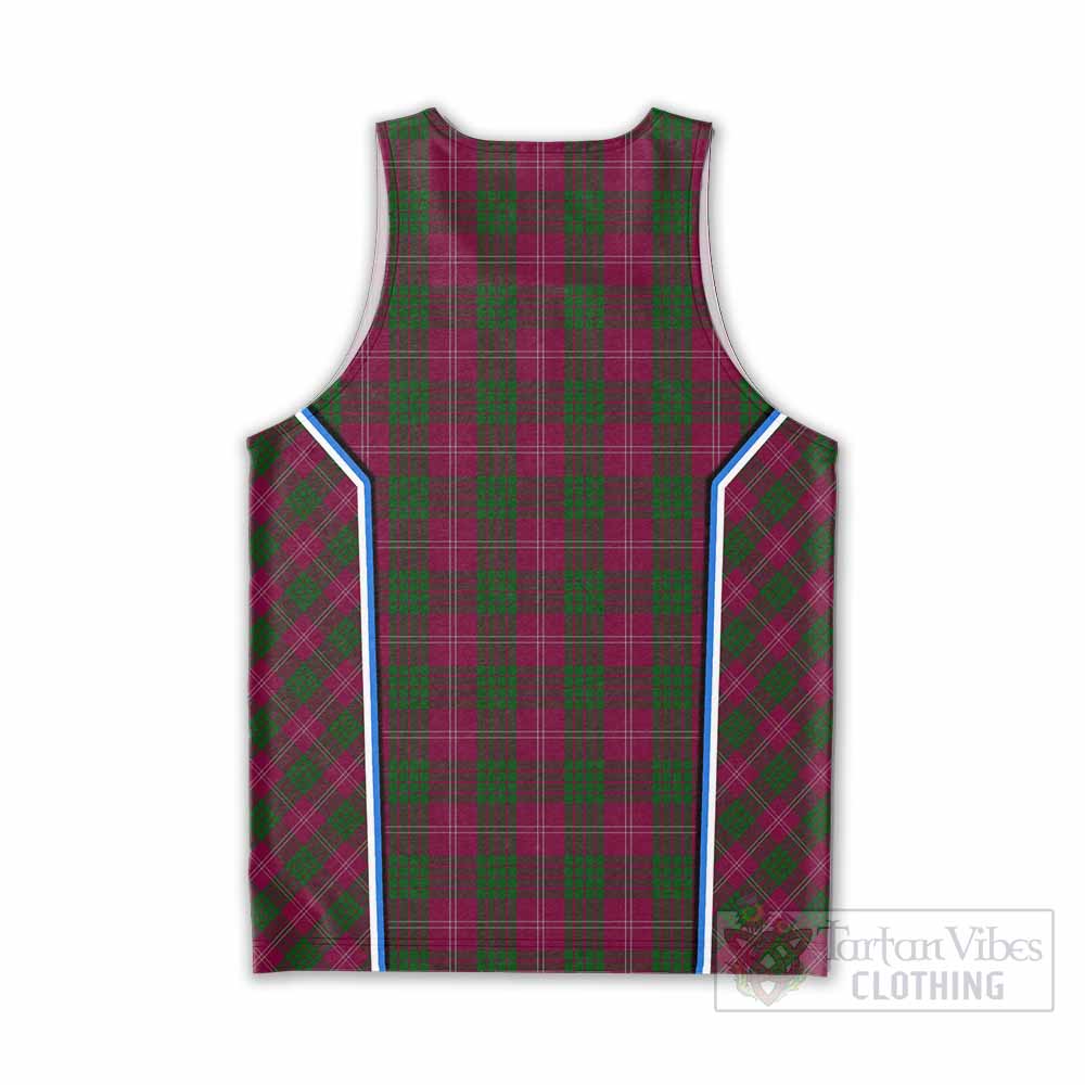 Crawford Tartan Crest Men Tank Top Scotland Coat of Arm Flag Style - Tartan Vibes Clothing