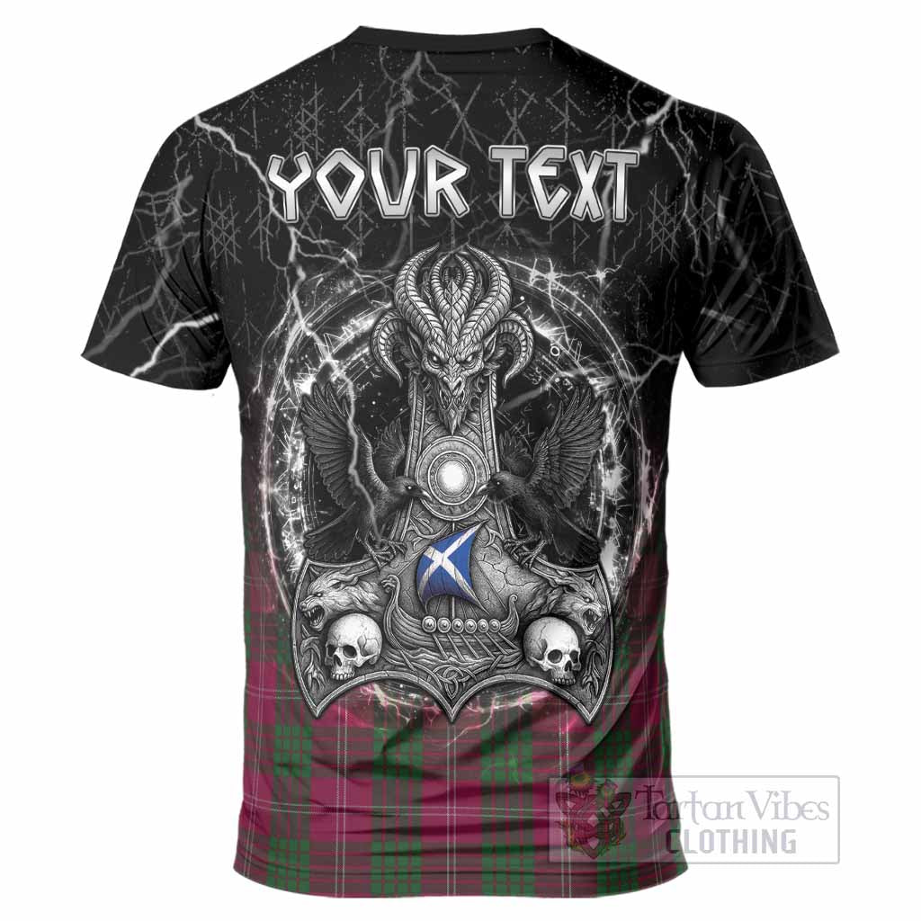 Crawford Tartan Crest T-Shirt Celtic Odin's Raven Legacy