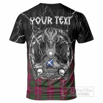 Crawford Tartan Crest T-Shirt Celtic Odin's Raven Legacy