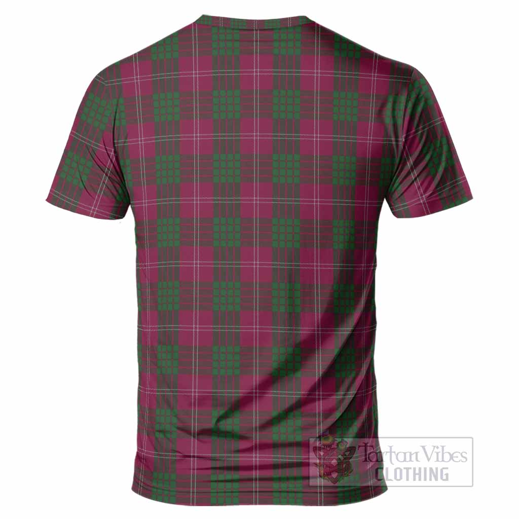 Crawford Tartan Crest T-Shirt Ferocious Lion Style