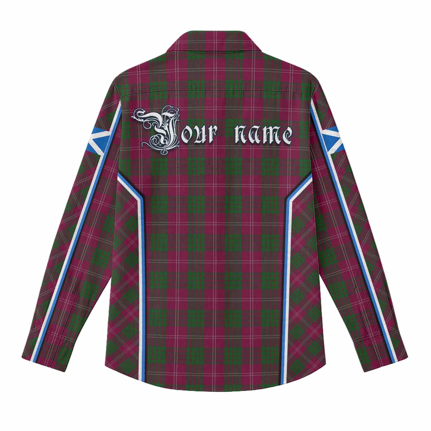 Crawford Tartan Crest Women Casual Shirt Scotland Coat of Arm Flag Style - Tartan Vibes Clothing