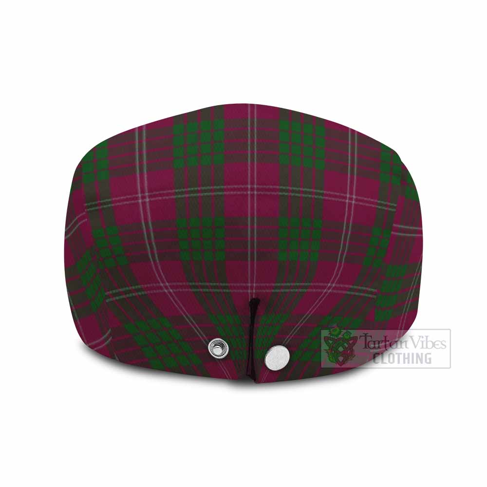 Crawford Tartan Jeff Cap, Tartan Flat Cap