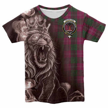 Crawford Tartan Kid T-shirt Roaring Lion Heritage