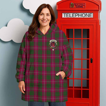 Crawford Tartan Wearable Blanket with Family Crest - Tartan Vibes Clothing