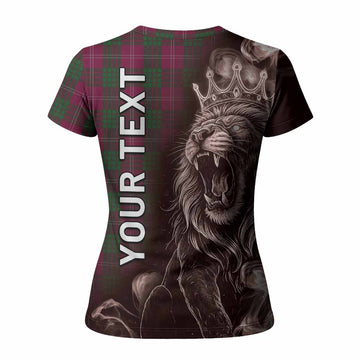 Crawford Tartan Women T shirt Roaring Lion Heritage