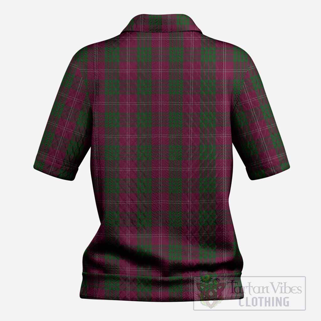 Crawford Tartan Women’s Polo Sweater Top