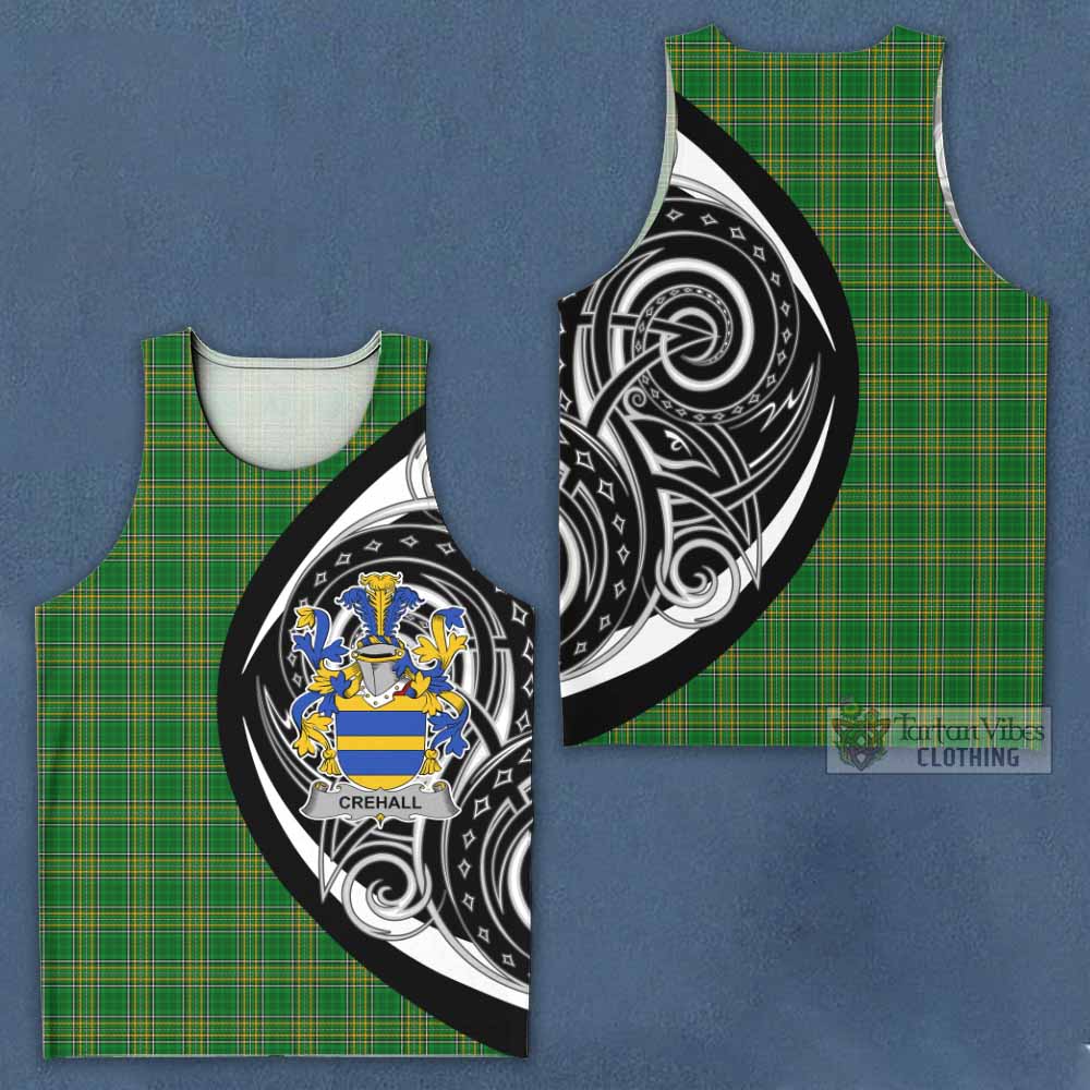 Tartan Vibes Clothing Crehall Irish Clan Men's Tank Top Celtic Circle Style