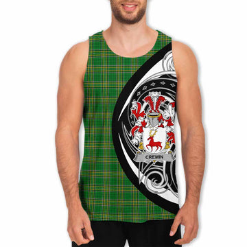 Tartan Vibes Clothing Cremin Irish Clan Men's Tank Top Celtic Circle Style