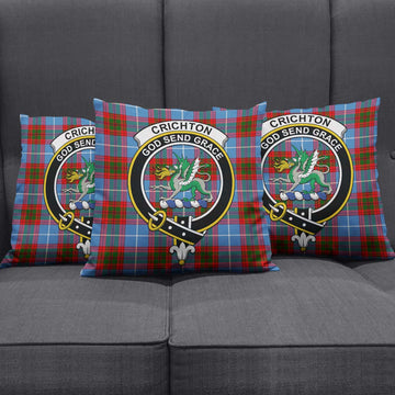 Crichton (Crighton) Tartan Pillow Cover with Family Crest Rectangle Pillow Cover 51*91cm - Tartan Vibes Clothing