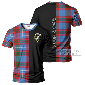 Crichton (Crighton) Tartan T-Shirt with Family Crest and Half Of Me Style Kid's Shirt - Tartan Vibes Clothing
