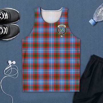 Crichton (Crighton) Tartan Mens Tank Top with Family Crest 5XL - Tartan Vibes Clothing