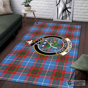 Crichton (Crighton) Tartan Area Rug with Family Crest L 59*86 inch (150x220 cm) - Tartan Vibes Clothing