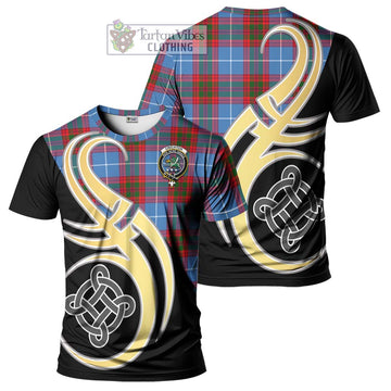 Crichton (Crighton) Tartan T-Shirt with Family Crest and Celtic Symbol Style Kid's Shirt - Tartan Vibes Clothing