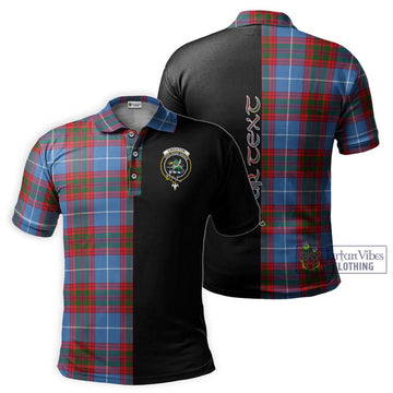 Crichton (Crighton) Tartan Polo Shirt with Family Crest and Half Of Me Style Kid - Tartan Vibes Clothing