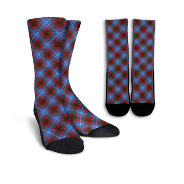Crichton (Crighton) Tartan Crew Socks Cross Style Crew Socks - Tartan Vibes Clothing