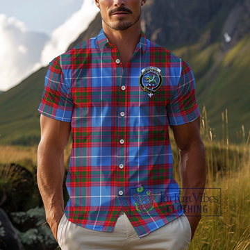 Crichton (Crighton) Tartan Cotton Hawaiian Shirt with Family Crest Kid - Tartan Vibes Clothing