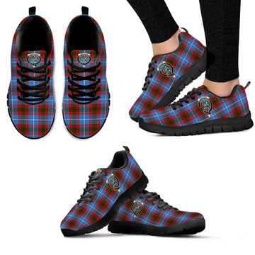 Crichton (Crighton) Tartan Sneakers with Family Crest