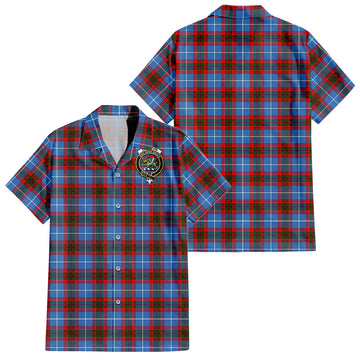 Crichton (Crighton) Tartan Hawaiian Shirt with Family Crest - Tartan Vibes Clothing
