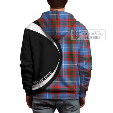 Crichton (Crighton) Tartan Hoodie with Family Crest Circle Style - Tartan Vibes Clothing