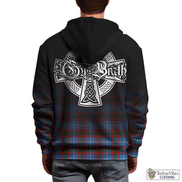 Crichton (Crighton) Tartan Hoodie Featuring Alba Gu Brath Family Crest Celtic Inspired - Tartan Vibes Clothing
