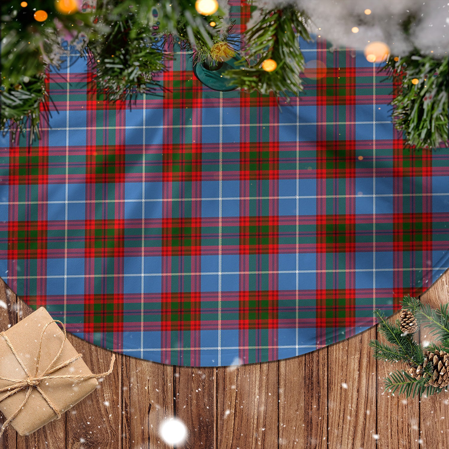 Crichton (Crighton) Tartan Christmas Tree Skirt - Tartan Vibes Clothing