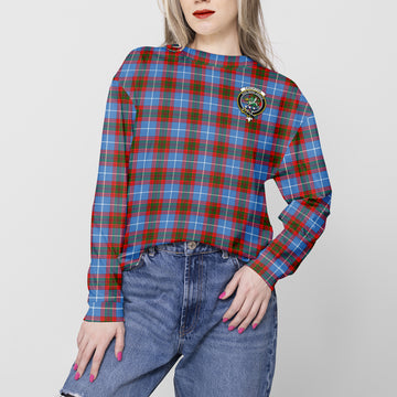 Crichton (Crighton) Tartan Sweatshirt with Family Crest - Tartan Vibes Clothing