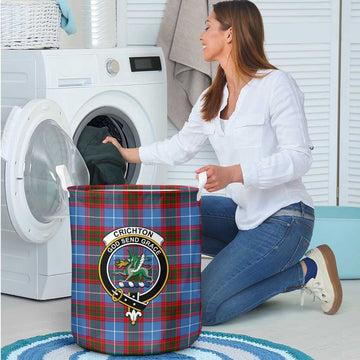 Crichton (Crighton) Tartan Laundry Basket with Family Crest - Tartan Vibes Clothing
