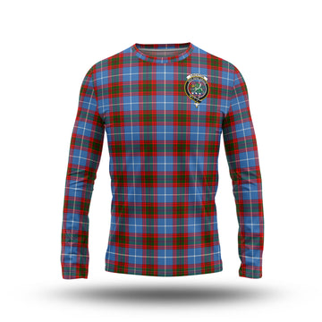 Crichton (Crighton) Tartan Long Sleeve T-Shirt with Family Crest - Tartan Vibes Clothing
