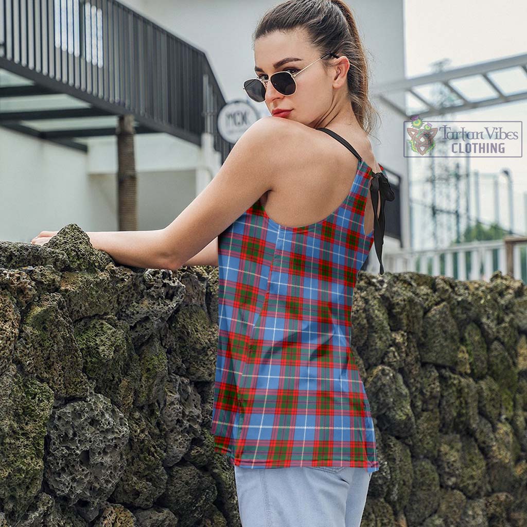 Crichton (Crighton) Tartan Loose Halter Neck Camisole - Tartan Vibes Clothing