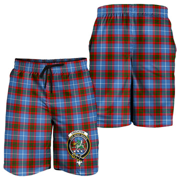 Crichton (Crighton) Tartan Mens Shorts with Family Crest - Tartan Vibes Clothing