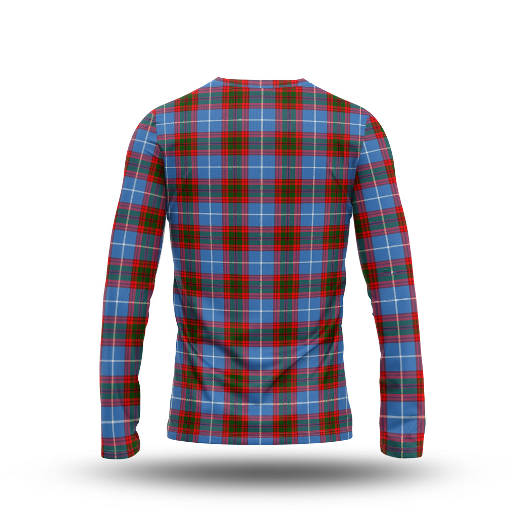 Crichton (Crighton) Tartan Long Sleeve T-Shirt with Family Crest - Tartan Vibes Clothing