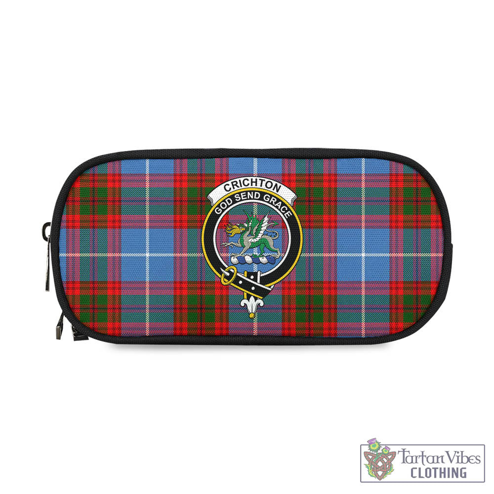 Crichton (Crighton) Tartan Pen and Pencil Case with Family Crest - Tartan Vibes Clothing