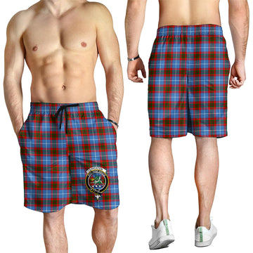 Crichton (Crighton) Tartan Mens Shorts with Family Crest - Tartan Vibes Clothing